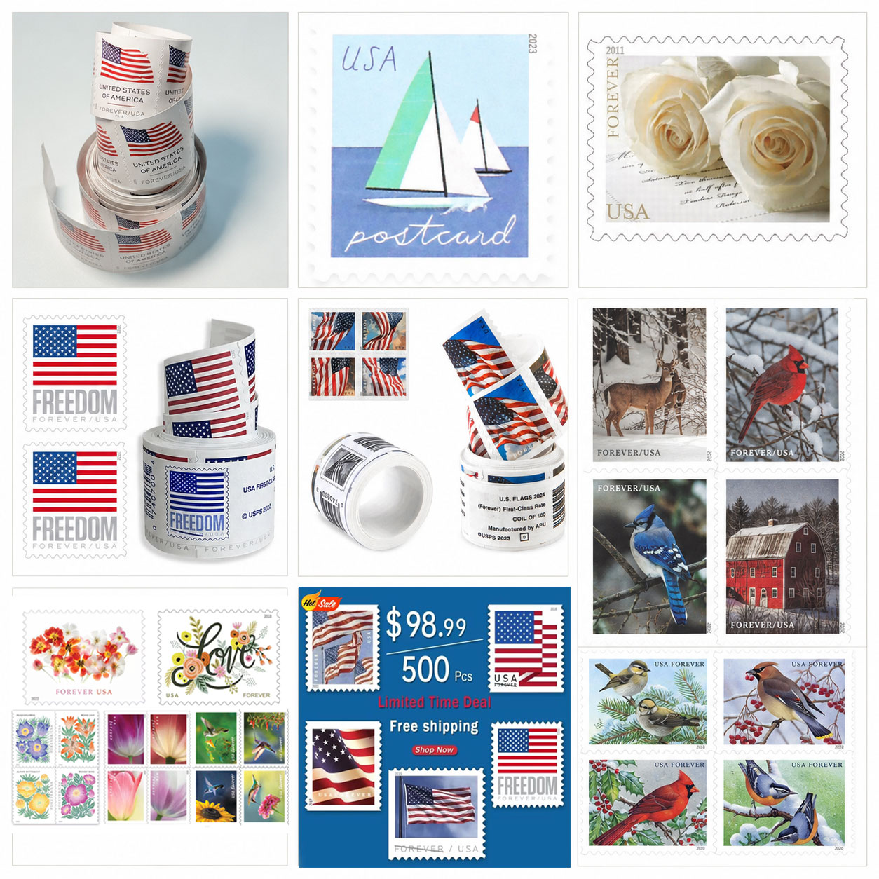 Popular Forever Stamps - Tool Stamps