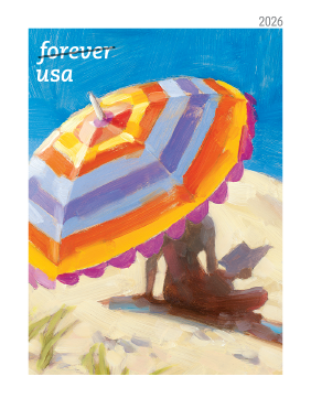 2026 A Day at the Beach stamps | Tool Stamps US Postage Stamps