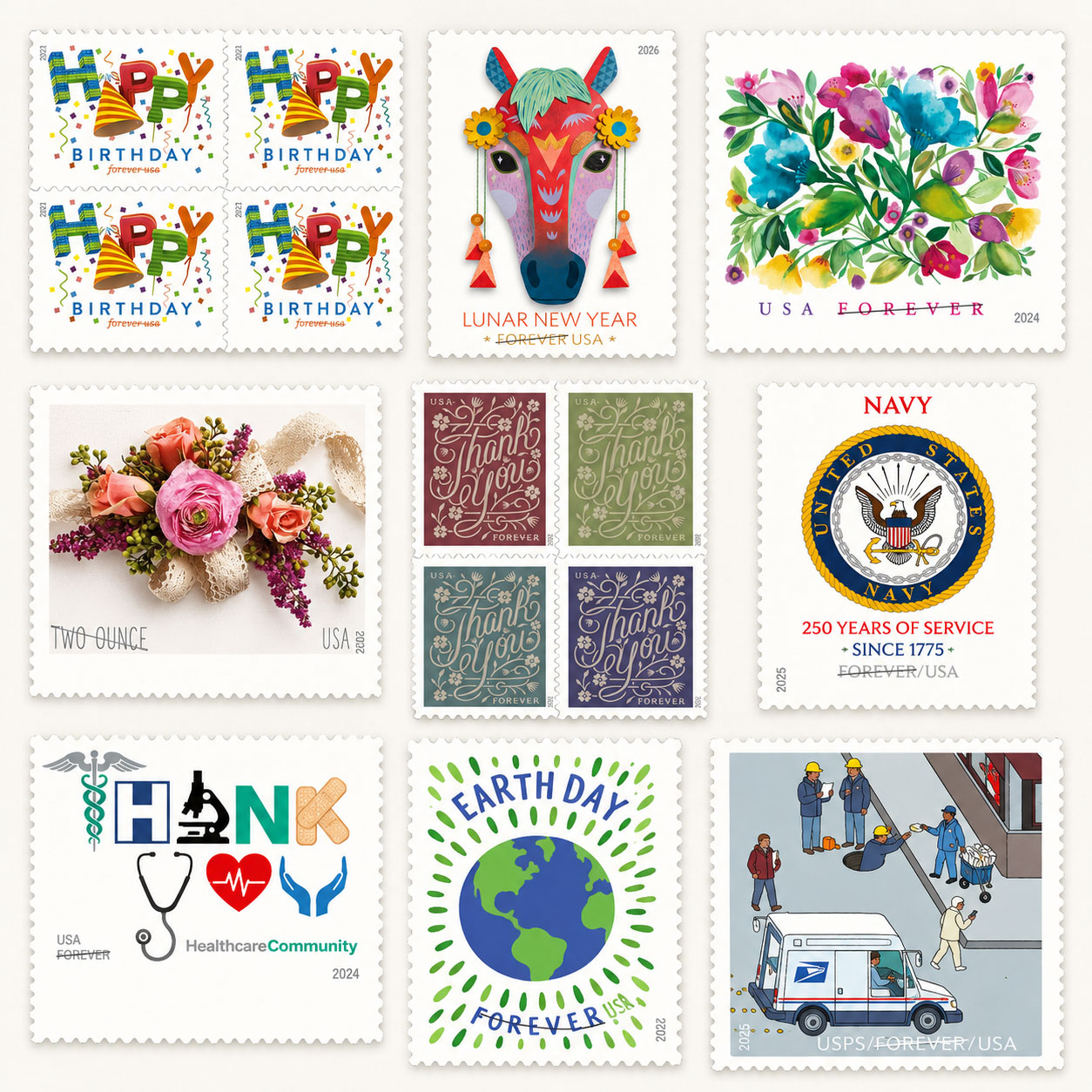 Celebrations & Thanks - Tool Stamps