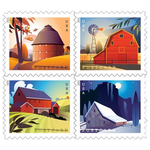 Hot Selling Stamp Blind Box, 500 PCS Big Sale, 5 Styles, 100 PCS Per Style | Tool Stamps US Postage Stamps